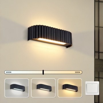 Brilagi - LED nástenné svietidlo FALCON MODERN LED/10W/230V 30 cm 3000/4500/6000K čierna