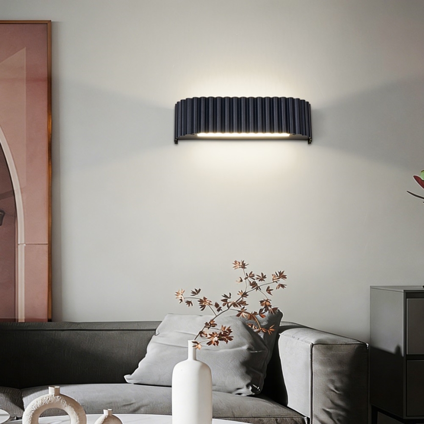 Brilagi - LED nástenné svietidlo FALCON MODERN LED/10W/230V 30 cm 3000/4500/6000K čierna