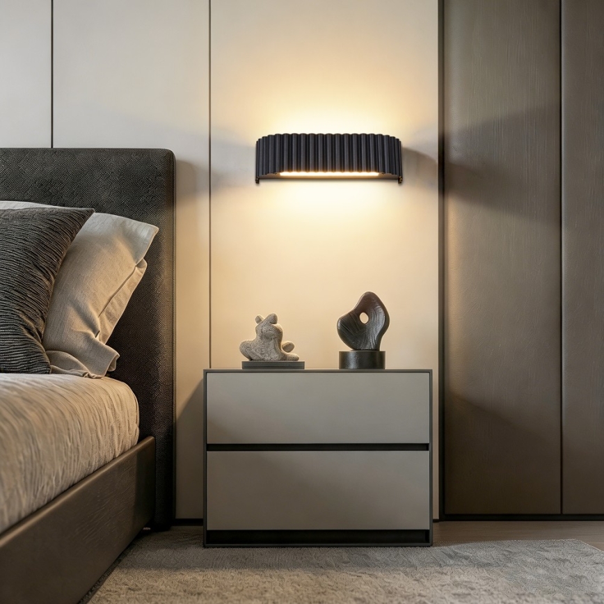 Brilagi - LED nástenné svietidlo FALCON MODERN LED/10W/230V 30 cm 3000/4500/6000K čierna