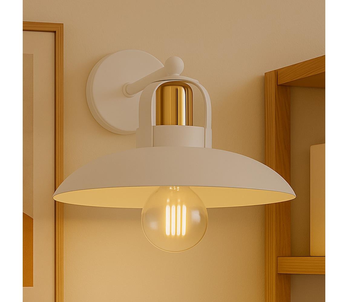 Brilagi - LED Nástenné svietidlo FLAMENGO 1xE27/60W/230V biela BG72367