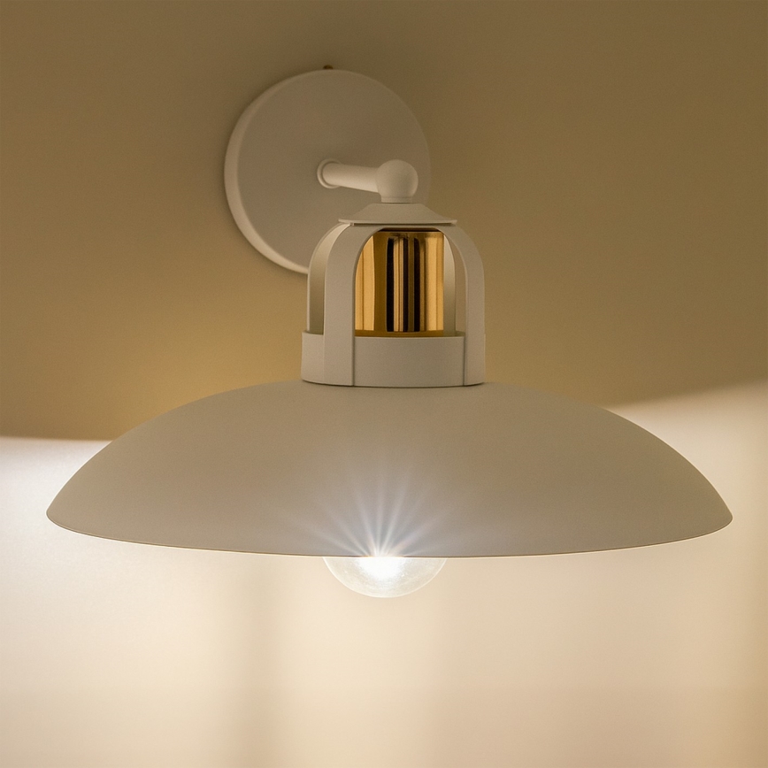 Brilagi - LED Nástenné svietidlo FLAMENGO 1xE27/60W/230V biela