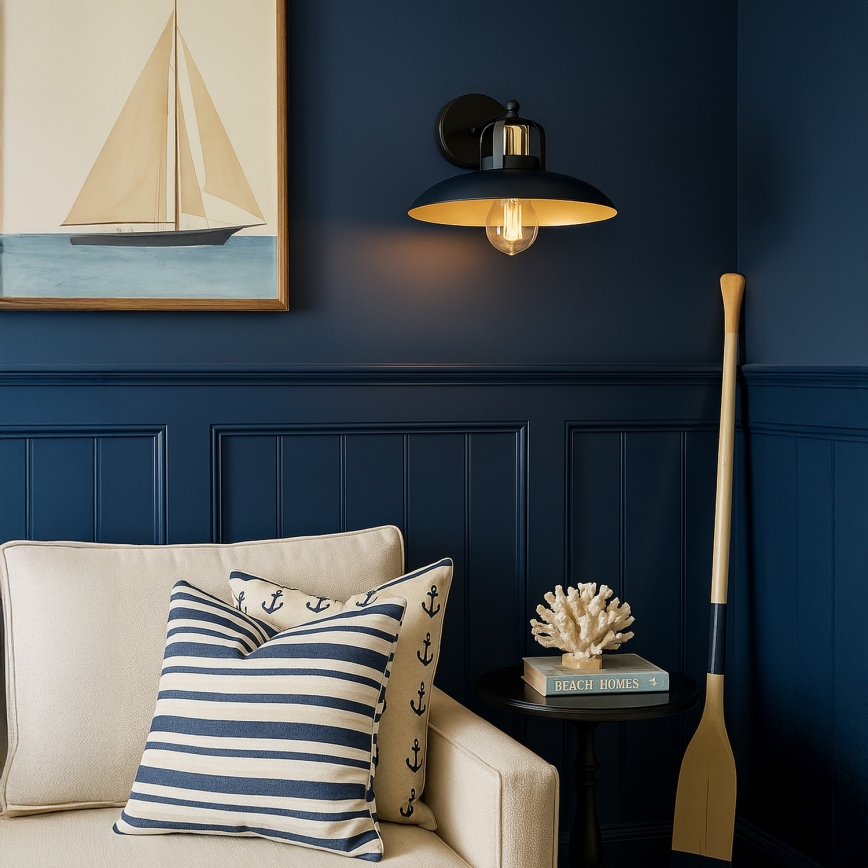 Brilagi - LED Nástenné svietidlo FLAMENGO 1xE27/60W/230V modrá