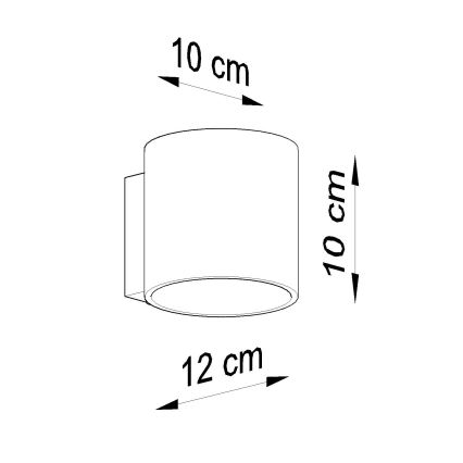 Brilagi -  LED Nástenné bodové svietidlo FRIDA 1xG9/3,5W/230V betón