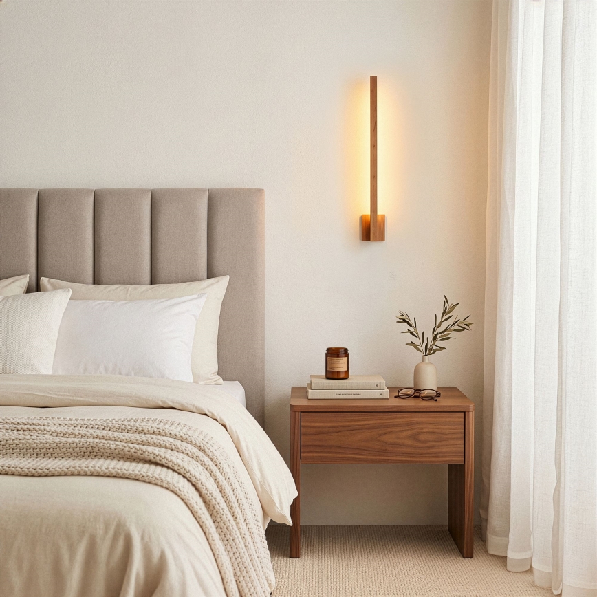 BRILAGI - LED Nástenné svietidlo GARDALINE LED/90W/230V 100 cm dub
