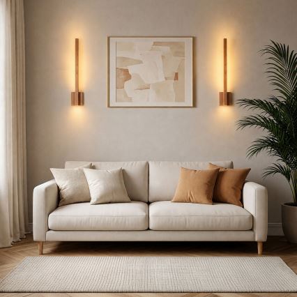BRILAGI - LED Nástenné svietidlo GARDALINE LED/90W/230V 100 cm dub