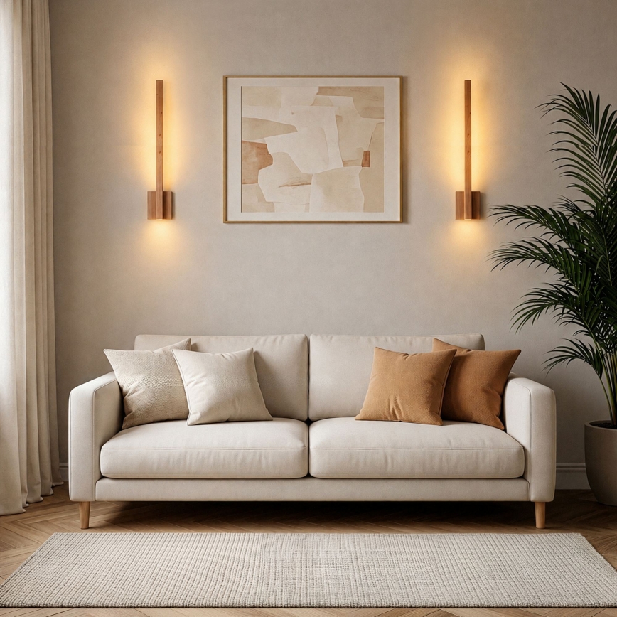 BRILAGI - LED Nástenné svietidlo GARDALINE LED/90W/230V 100 cm dub
