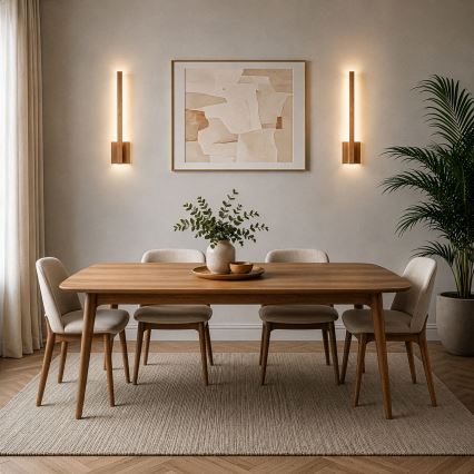 BRILAGI - LED Nástenné svietidlo GARDALINE LED/90W/230V 60 cm dub