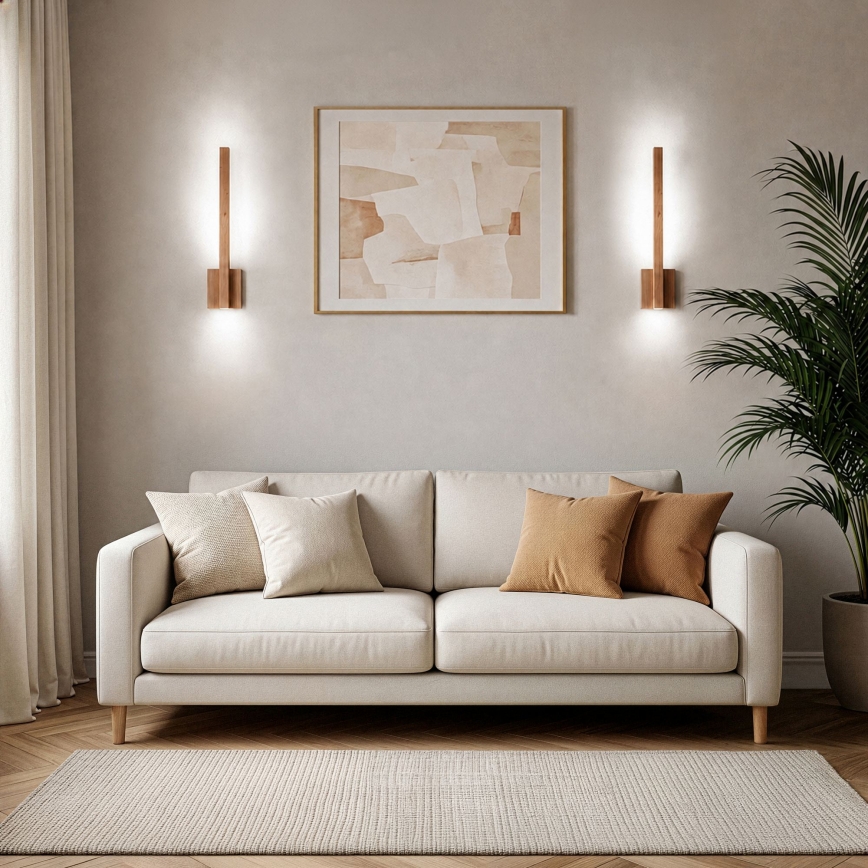 BRILAGI - LED Nástenné svietidlo GARDALINE LED/90W/230V 60 cm dub
