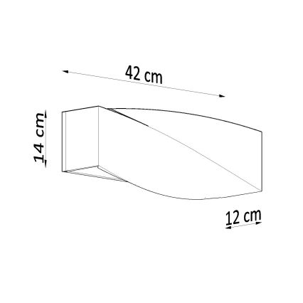 Brilagi -  LED Nástenné svietidlo KERRY 1xE27/7,5W/230V keramika/biela