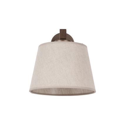 BRILAGI - LED Nástenné svietidlo LATTE 1xE27/15W/230V borovica/béžová