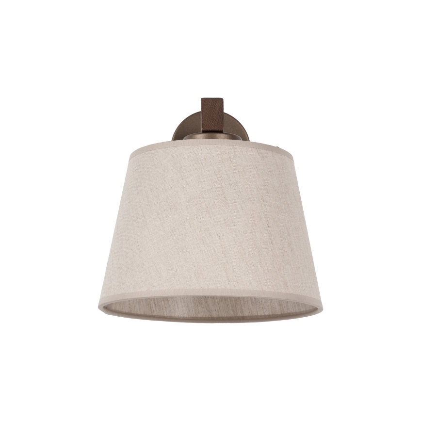BRILAGI - LED Nástenné svietidlo LATTE 1xE27/15W/230V borovica/béžová