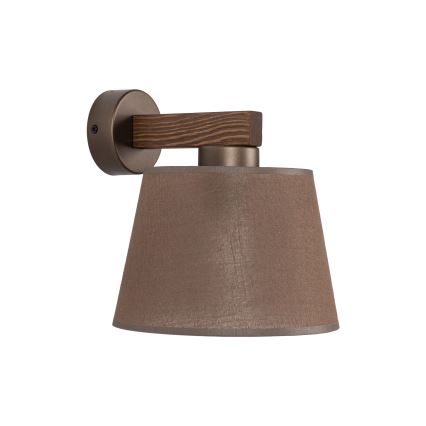 BRILAGI - LED nástenné svietidlo LATTE 1xE27/15W/230V borovica/hnedá