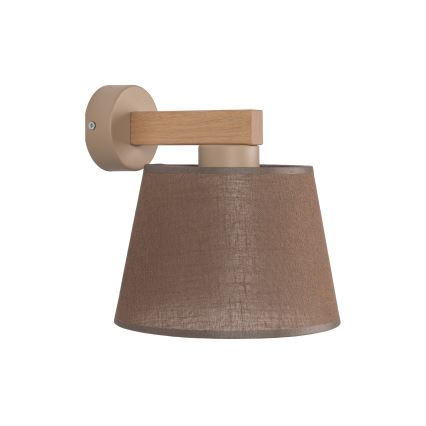BRILAGI - LED nástenné svietidlo LATTE SABIA 1xE27/15W/230V borovica/hnedá