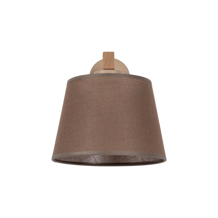 BRILAGI - LED nástenné svietidlo LATTE SABIA 1xE27/15W/230V borovica/hnedá