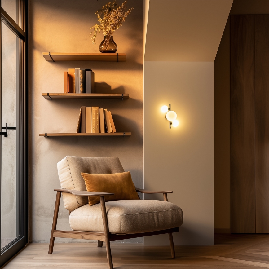 Brilagi - LED nástenné svietidlo MILLA 3xG9/3W/230V čierny chróm/biela