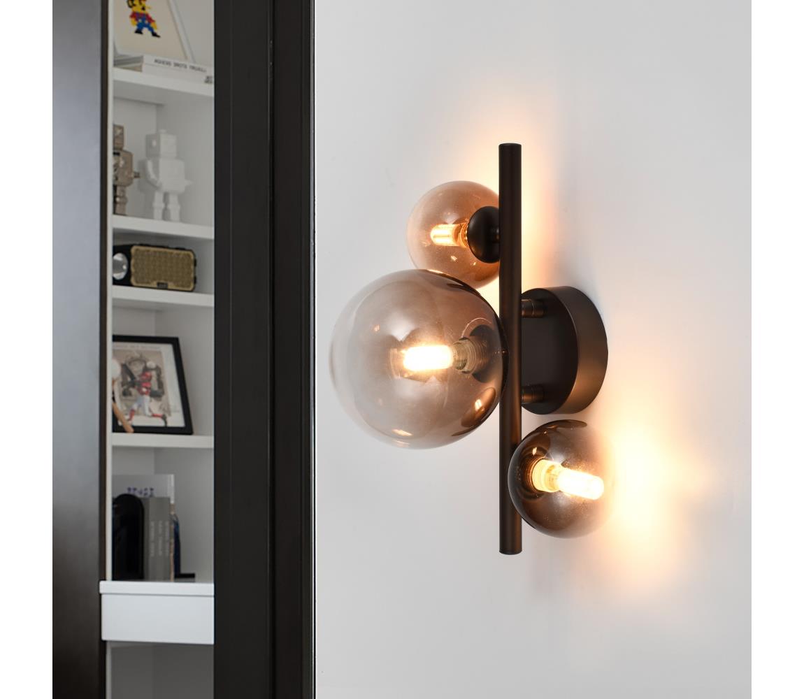 Brilagi - LED nástenné svietidlo MILLA 3xG9/3W/230V hnedá/dymovo-hnedá 4010-3CC