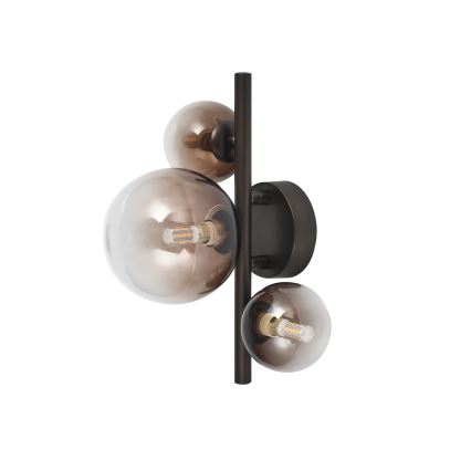 Brilagi - LED nástenné svietidlo MILLA 3xG9/3W/230V hnedá/dymovo-hnedá