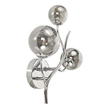 Brilagi - LED Nástenné svietidlo MISTEL 3xG9/3W/230V lesklý chróm/dymová
