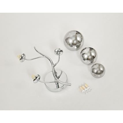 Brilagi - LED Nástenné svietidlo MISTEL 3xG9/3W/230V lesklý chróm/dymová