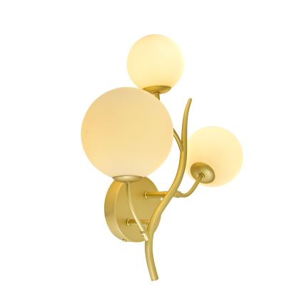 Brilagi - LED Nástenné svietidlo MISTEL 3xG9/3W/230V zlatá/biela