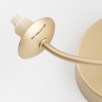 Brilagi - LED Nástenné svietidlo MISTEL 3xG9/3W/230V zlatá