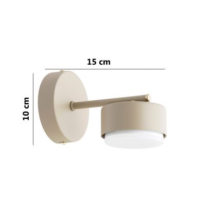 Brilagi - LED nástenné svietidlo MONO 1xGX53/30W/230V béžové