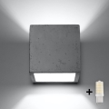 Brilagi -  LED Nástenné svietidlo MURO 1xG9/3,5W/230V betón