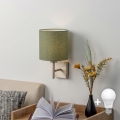 BRILAGI - LED nástenné svietidlo NUBILA 1xE27/60W/230V matný chróm/zelená