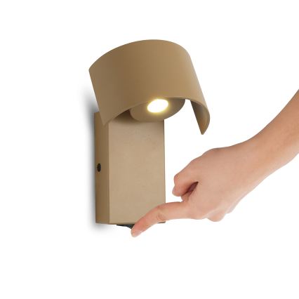 Brilagi - LED nástenné svietidlo VASTO LED/3W/230V béžové