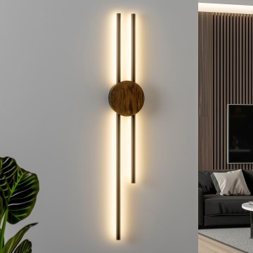Brilagi - LED Nástenné svietidlo WOODY COLLINE LED/15W/230V 80 cm dub orech