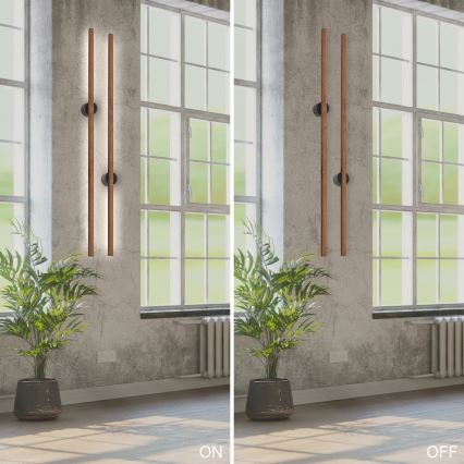 Brilagi - LED Nástenné svietidlo WOODY LINE LED/12W/230V 120 cm dub čerešňa