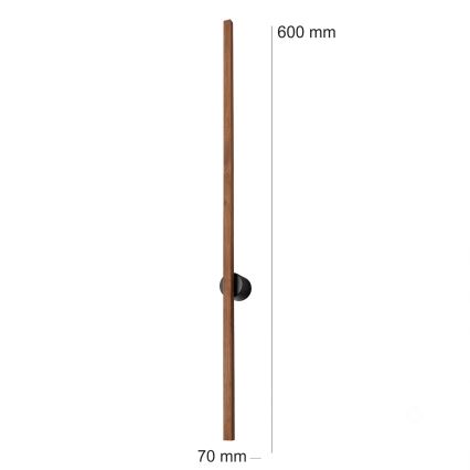 Brilagi - LED Nástenné svietidlo WOODY LINE LED/7W/230V 4000K 60 cm dub čerešňa