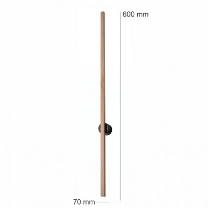 Brilagi - LED nástenné svietidlo WOODY LINE LED/7W/230V 4000K 60 cm dub