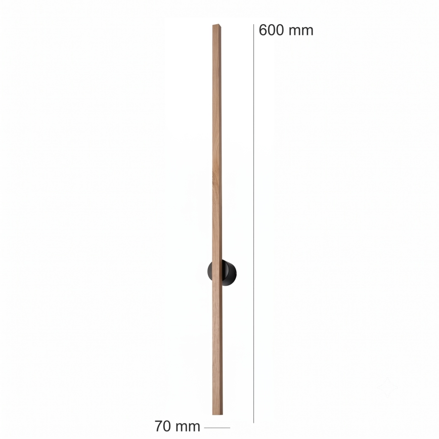 Brilagi - LED nástenné svietidlo WOODY LINE LED/7W/230V 4000K 60 cm dub