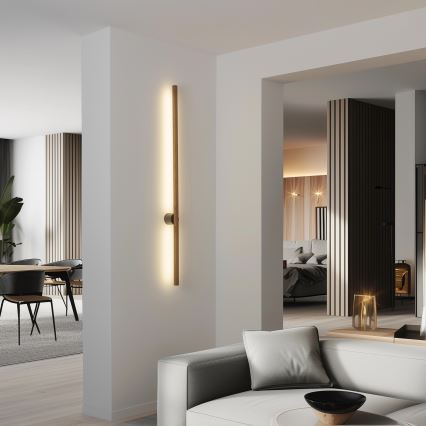 Brilagi - LED nástenné svietidlo WOODY LINE LED/7W/230V 4000K 60 cm dub orech