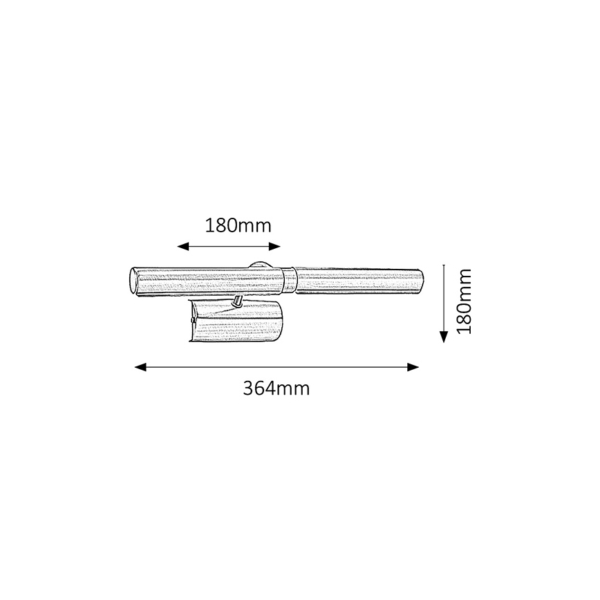 Brilagi - LED Obrazové svietidlo DANAE 2xE14/4W/230V 3000K čierna