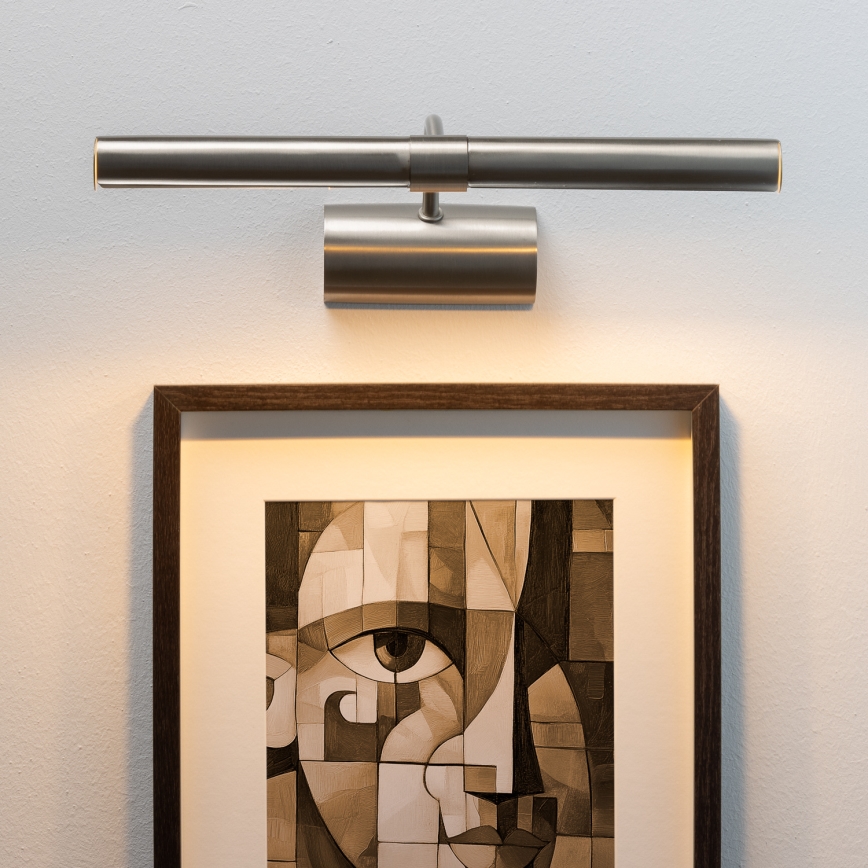 Brilagi - LED Obrazové svietidlo DANAE 2xE14/4W/230V 3000K matný chróm