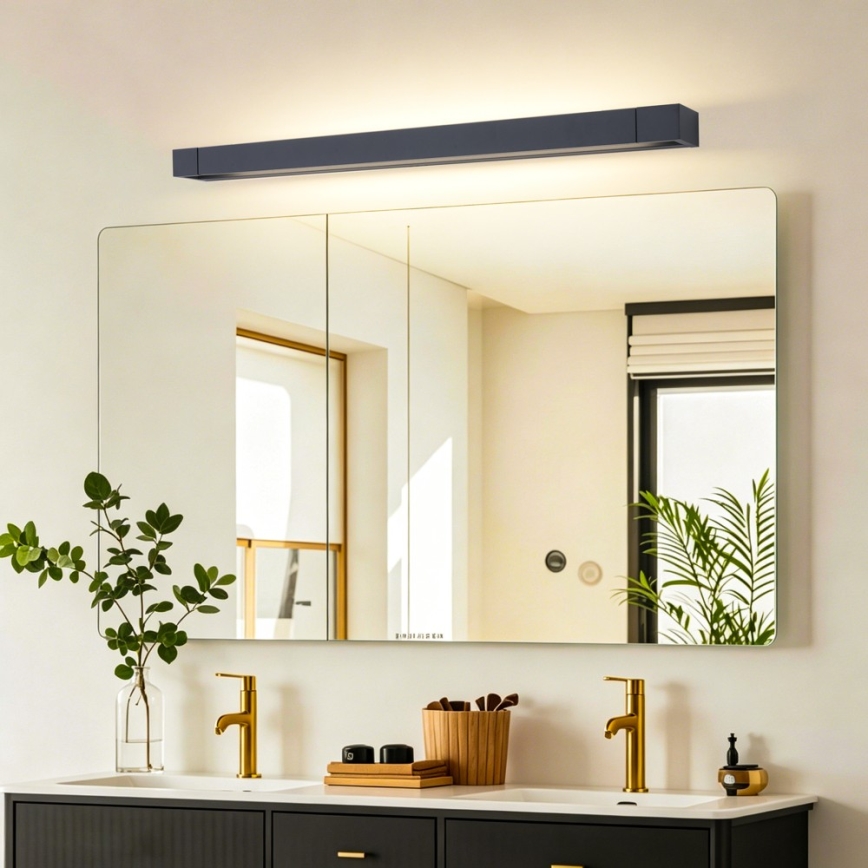 BRILAGI - LED osvetlenie zrkadla do kúpeľne AQUA LINE LED/20W/230V 80 cm IP44 čierna CRI 90