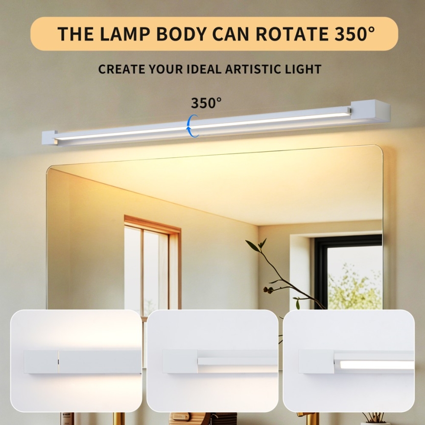 BRILAGI - LED kúpeľňové osvetlenie zrkadla AQUA LINE LED/28W/230V 100 cm IP44 biela CRI 90