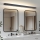 Brilagi - LED osvetlenie kúpeľňového zrkadla AQUA LINE LED/36W/230V 120 cm IP44 čierna