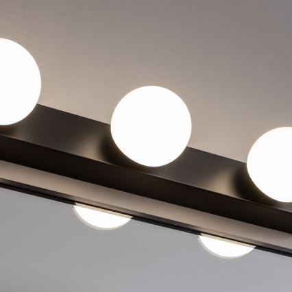 Brilagi - LED kúpeľňové osvetlenie na zrkadlo HOLLYWOOD 3xLED/3W/230V 39 cm IP44 čierne