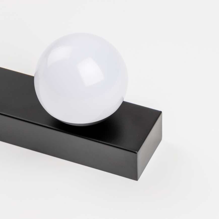 Brilagi - LED kúpeľňové osvetlenie na zrkadlo HOLLYWOOD 3xLED/3W/230V 39 cm IP44 čierne