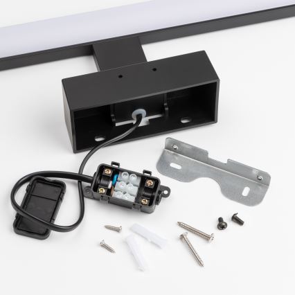 Brilagi - LED osvetlenie zrkadla do kúpeľne 3 v 1 VESTRA LED/15W/230V 80 cm IP44 čierne