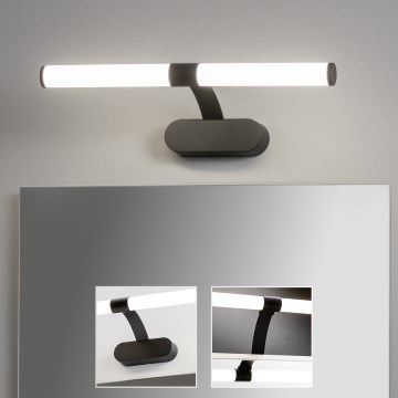 Brilagi - LED osvetlenie zrkadla do kúpeľne 2v1 TUBEO LED/6W/230V 40 cm IP44 čierna