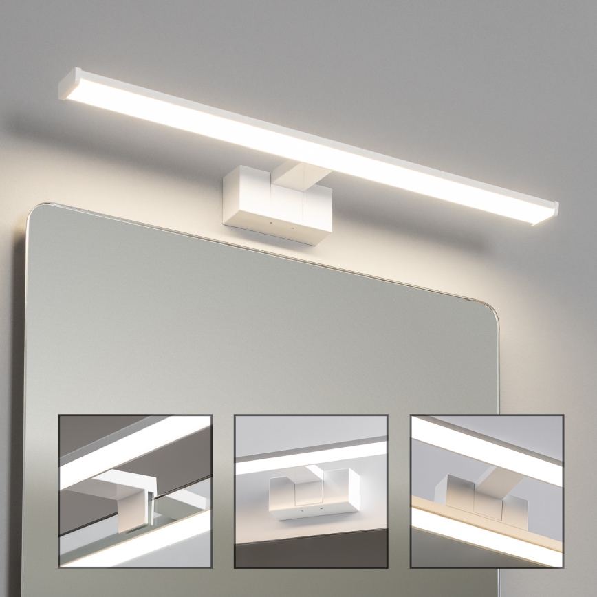 Brilagi - LED osvetlenie zrkadla do kúpeľne 3 v 1 VESTRA LED/12W/230V 60 cm IP44 biela