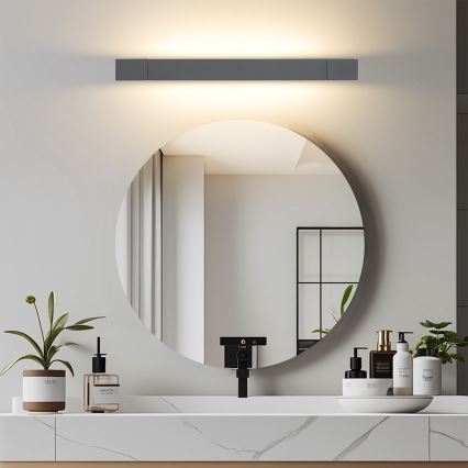 Brilagi - LED osvetlenie kúpeľňového zrkadla AQUA LINE LED/12W/230V 45 cm IP44 antracit CRI 90