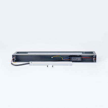 Brilagi - LED osvetlenie kúpeľňového zrkadla AQUA LINE LED/12W/230V 45 cm IP44 antracit CRI 90