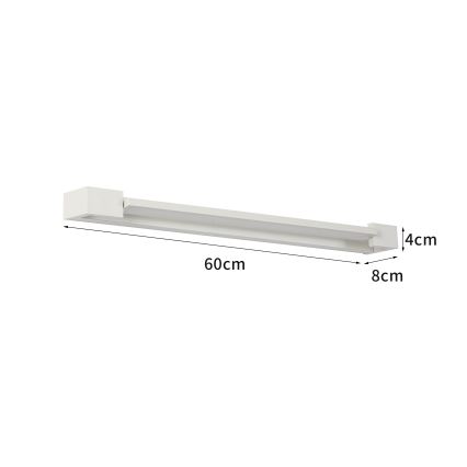 Brilagi - LED osvetlenie zrkadla do kúpeľne AQUA LINE LED/18W/230V 60 cm IP44 biela