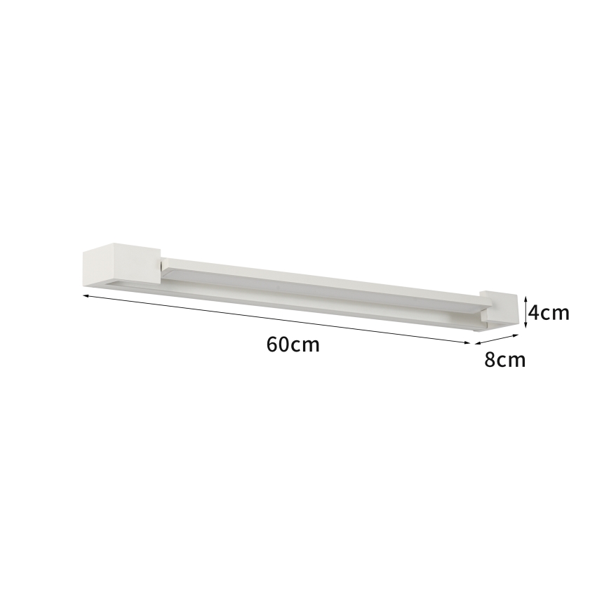 Brilagi - LED osvetlenie zrkadla do kúpeľne AQUA LINE LED/18W/230V 60 cm IP44 biela