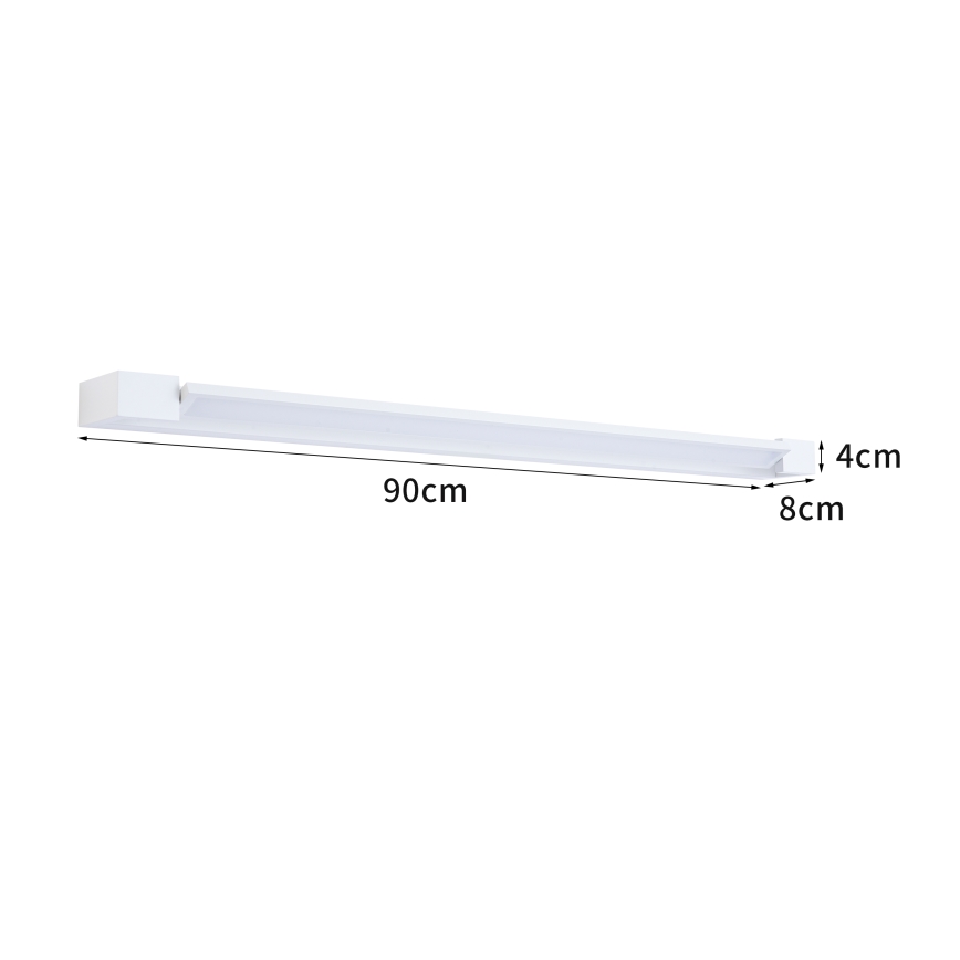 Brilagi - LED kúpeľňové osvetlenie zrkadla AQUA LINE LED/24W/230V 90 cm IP44 biela CRI 90